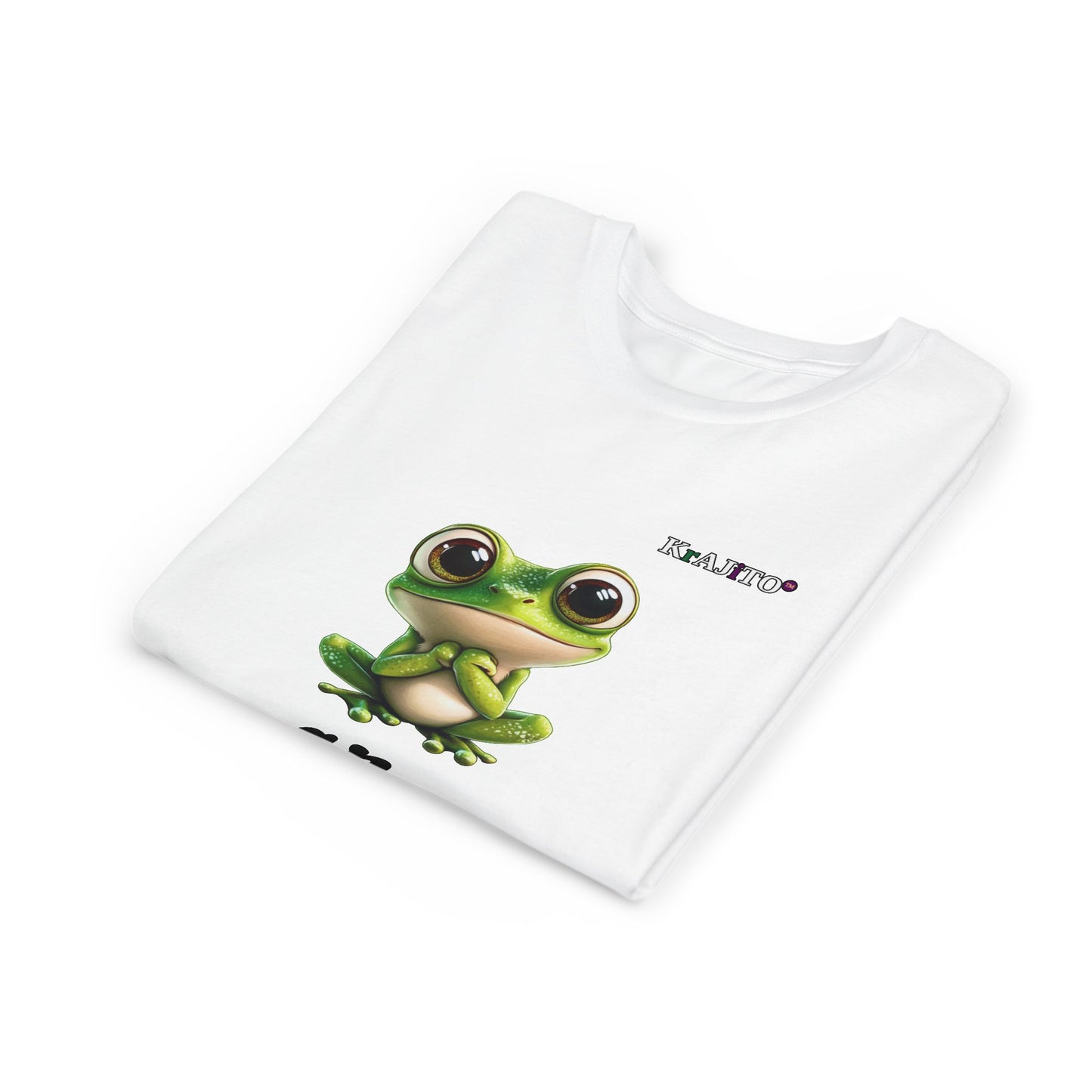 Progress Over Perfection Youth Tee, Cute, Coquí T-Shirt for Kids, Motivational Puerto Rican Design, Krajito Brand