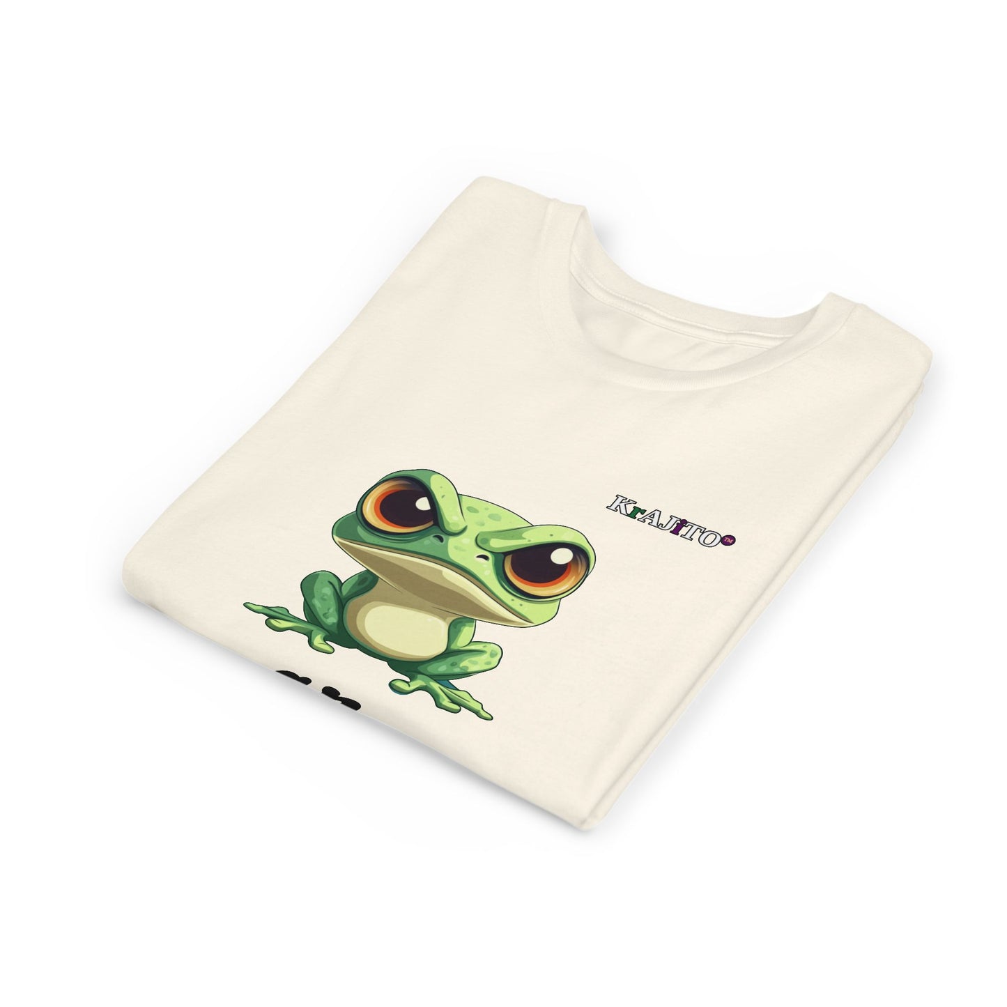 Progress Over Perfection Youth Tee, Coquí T-Shirt for Kids, Motivational Puerto Rican Design, Krajito Brand