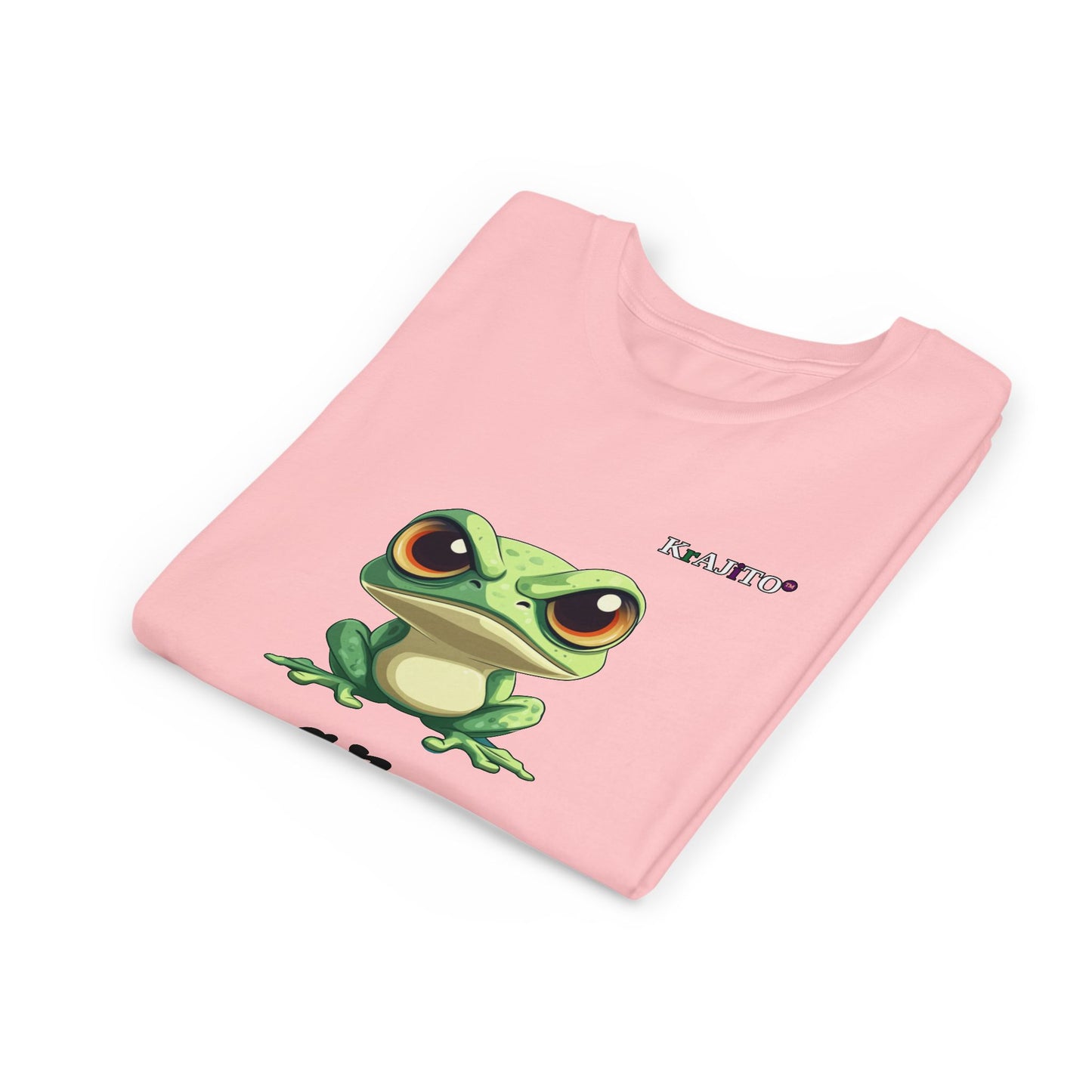 Progress Over Perfection Youth Tee, Coquí T-Shirt for Kids, Motivational Puerto Rican Design, Krajito Brand
