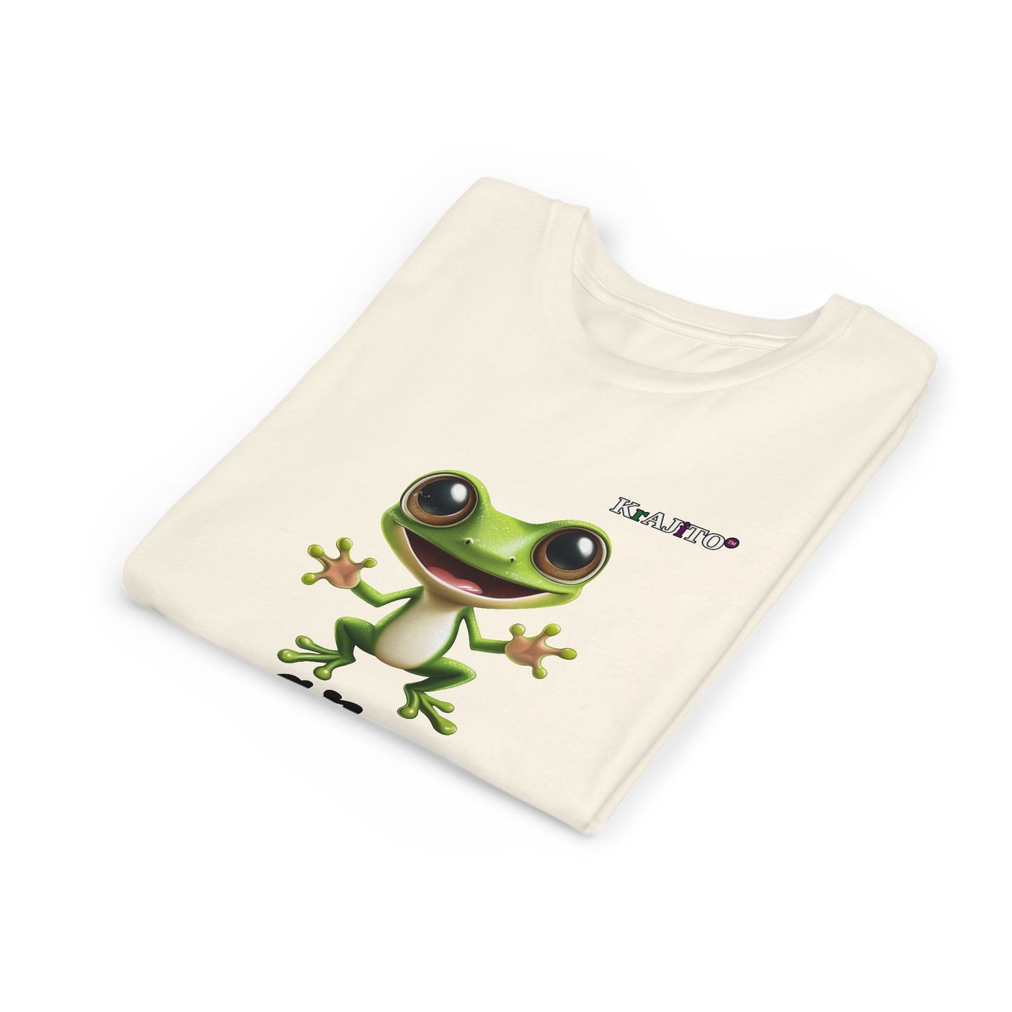 Progress Over Perfection Youth Tee, Hug, Coquí T-Shirt for Kids, Motivational Puerto Rican Design, Krajito Brand