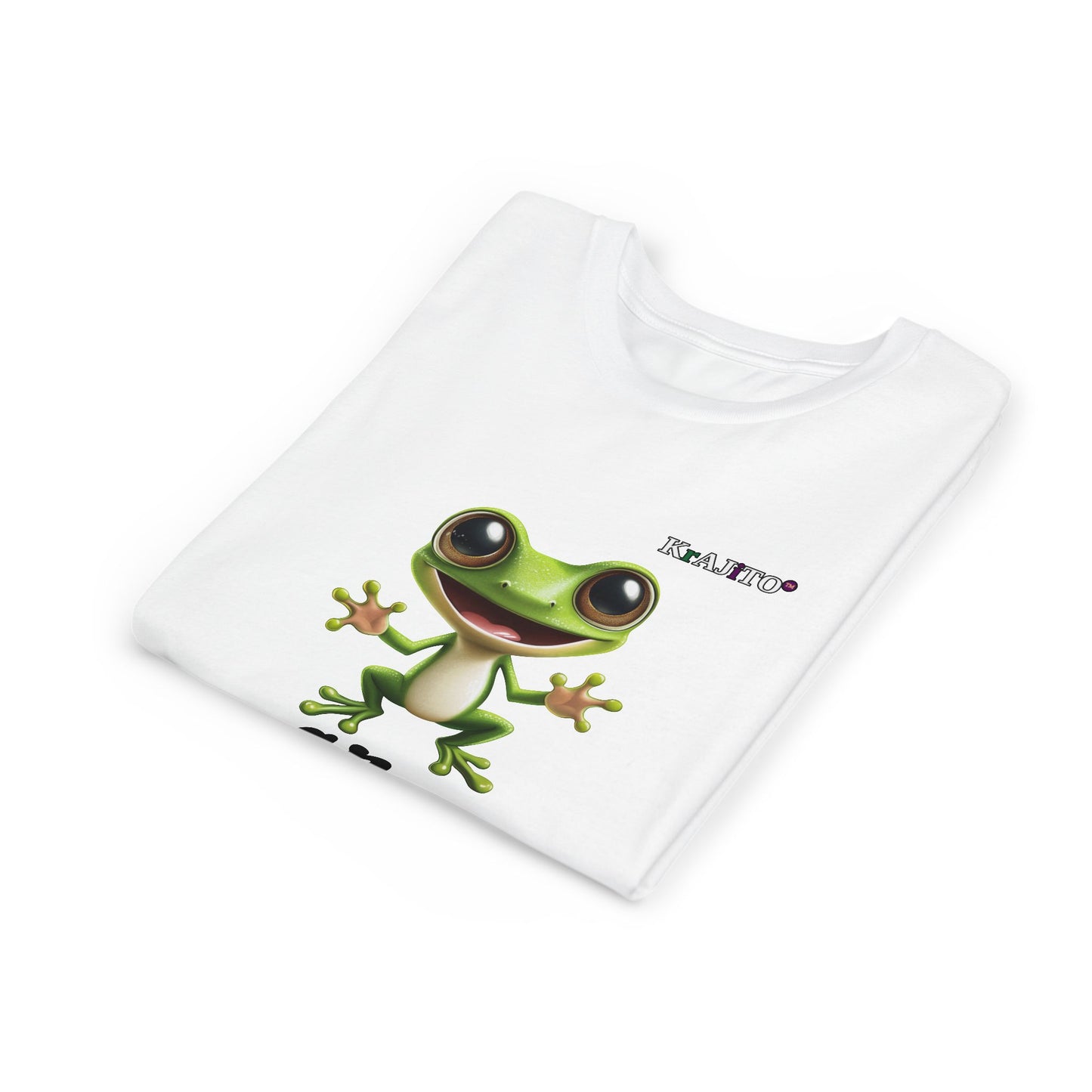 Progress Over Perfection Youth Tee, Hug, Coquí T-Shirt for Kids, Motivational Puerto Rican Design, Krajito Brand